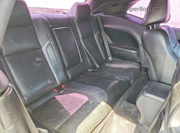 2C3CDZBT0JH155341 2018 DODGE CHALLENGER Black უკანა სავარძლების ხედი