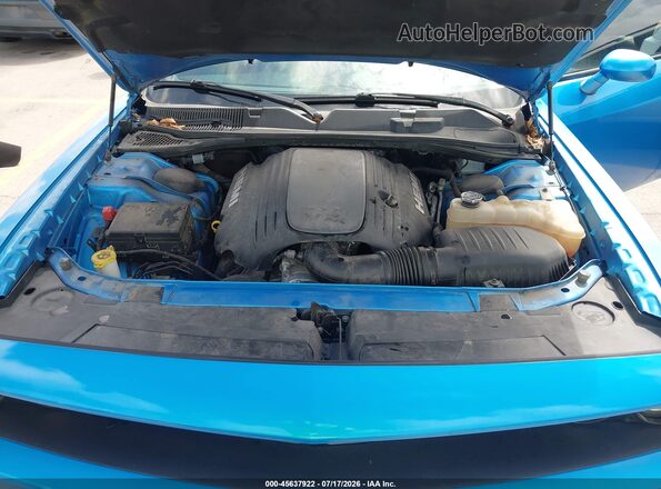 2C3CDZBT0KH552050 2019 DODGE CHALLENGER Blue Հետևի տեսք