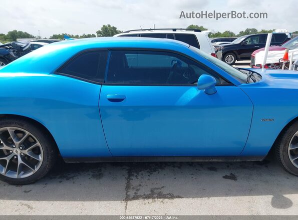 2C3CDZBT0KH552050 2019 DODGE CHALLENGER Blue Սալոնի հետևի տեսք