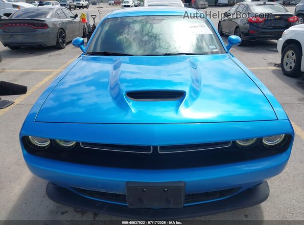 2C3CDZBT0KH552050 2019 DODGE CHALLENGER Blue Սարքավորումների վահանակի տեսք
