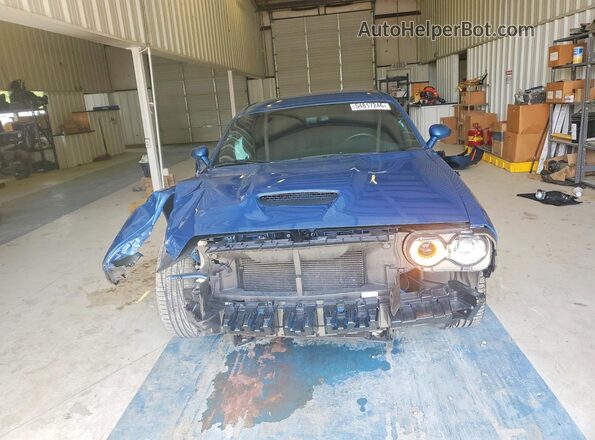 2C3CDZBT0MH604411 2021 DODGE CHALLENGER Blue Դիմացի տեսք