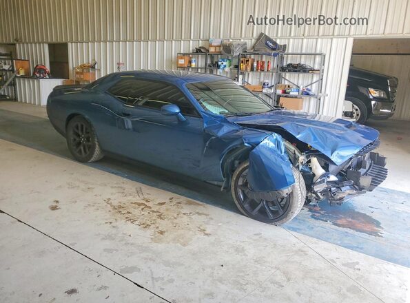 2C3CDZBT0MH604411 2021 DODGE CHALLENGER Blue Առջևի աջ