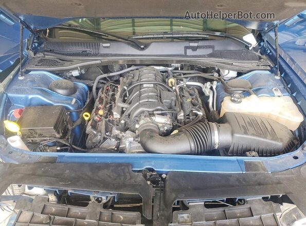 2C3CDZBT0MH604411 2021 DODGE CHALLENGER Blue Սալոնի հետևի տեսք