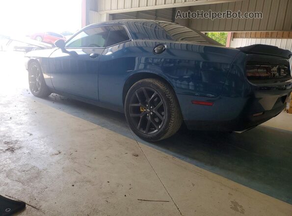 2C3CDZBT0MH604411 2021 DODGE CHALLENGER Blue Հետևի ձախ