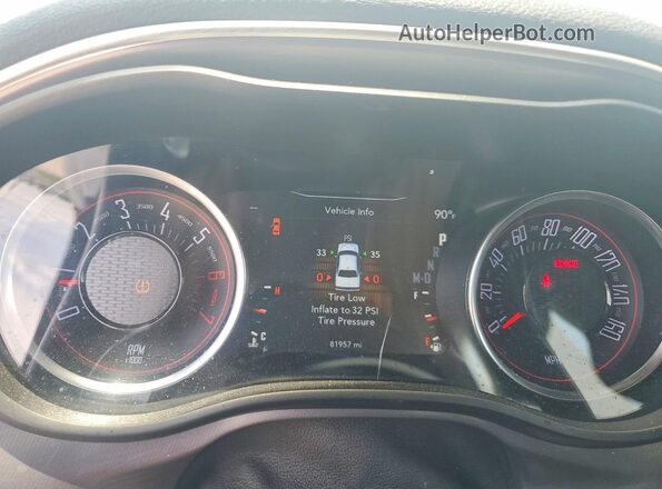 2C3CDZBT0MH635237 2021 DODGE CHALLENGER Белый Вид щитка приборов