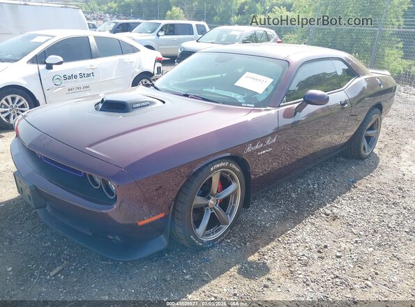 2C3CDZBT0NH147651 2022 DODGE CHALLENGER Purple წინა მარცხენა ხედი სამი მეოთხედიდან