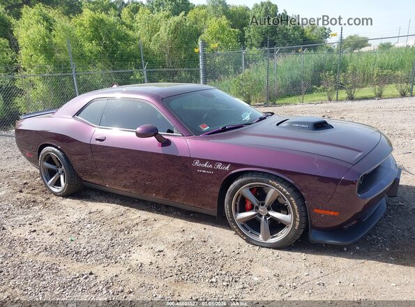 2C3CDZBT0NH147651 2022 DODGE CHALLENGER Purple უკანა სალონის ხედი