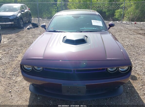 2C3CDZBT0NH147651 2022 DODGE CHALLENGER Purple ხელსაწყოთა პანელის ხედი