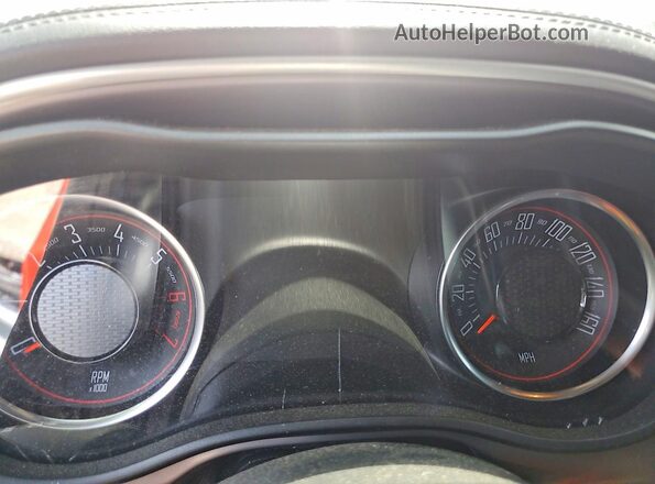 2C3CDZBT0NH238614 2022 DODGE CHALLENGER Orange Вид щитка приладів