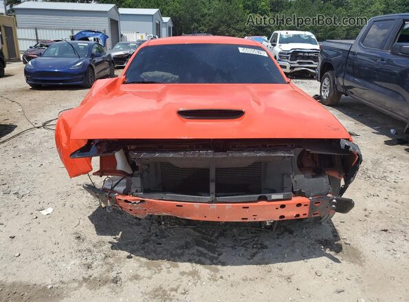 2C3CDZBT0NH238614 2022 DODGE CHALLENGER Orange Панорамний вид салону 360°