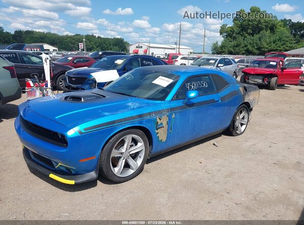 2C3CDZBT1GH168334 2016 DODGE CHALLENGER Синий Передняя левая четверть