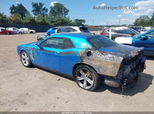 2C3CDZBT1GH168334 2016 DODGE CHALLENGER Синий Задняя левая четверть