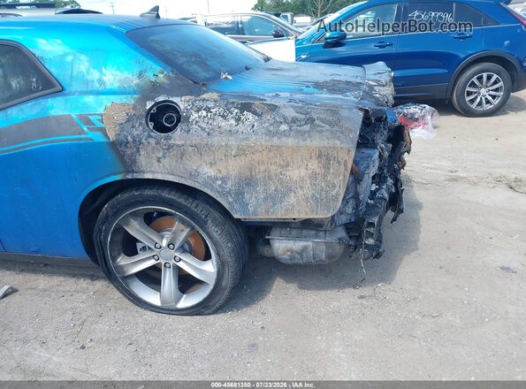 2C3CDZBT1GH168334 2016 DODGE CHALLENGER Синий Вид щитка приборов
