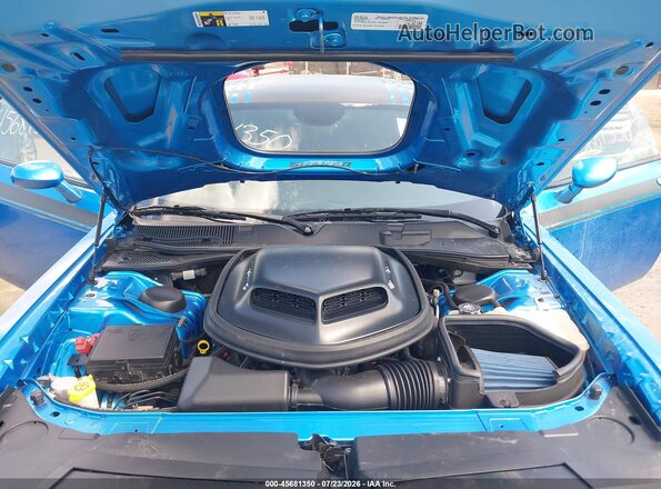 2C3CDZBT1GH168334 2016 DODGE CHALLENGER Синий Вид сзади