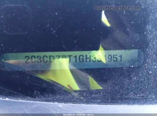 2C3CDZBT1GH334951 2016 DODGE CHALLENGER Black Շարժիչի բաժամունքի տեսք