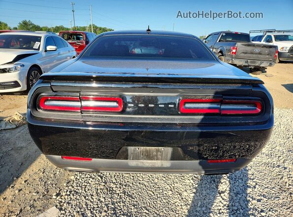 2C3CDZBT1HH656085 2017 DODGE CHALLENGER Black Вид ззаду