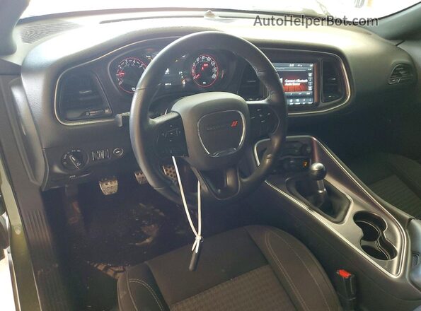 2C3CDZBT1JH219175 2018 DODGE CHALLENGER Green წინა პანელის ხედი