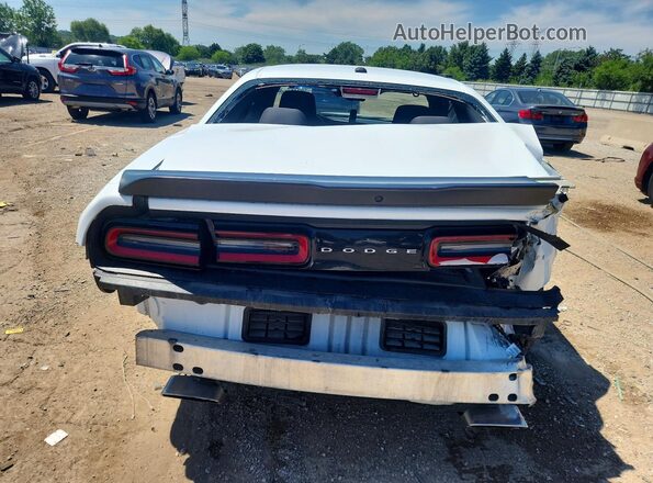 2C3CDZBT1KH561887 2019 DODGE CHALLENGER White Вид ззаду