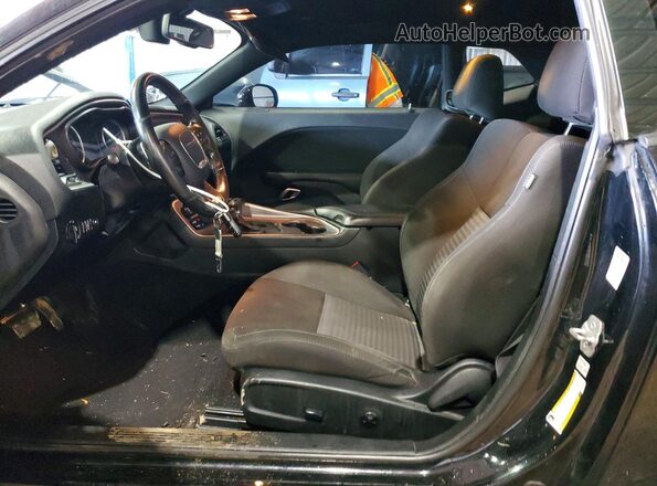 2C3CDZBT1LH125414 2020 DODGE CHALLENGER Black წინა სალონის ხედი