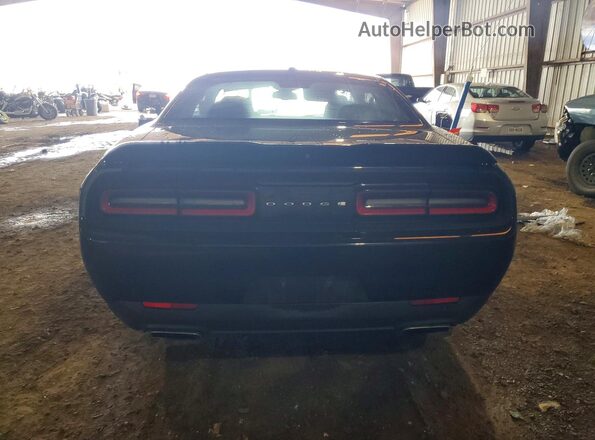 2C3CDZBT1LH125414 2020 DODGE CHALLENGER Black უკანა ხედი