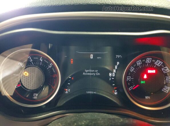 2C3CDZBT1LH125414 2020 DODGE CHALLENGER Black ხელსაწყოთა პანელის ხედი