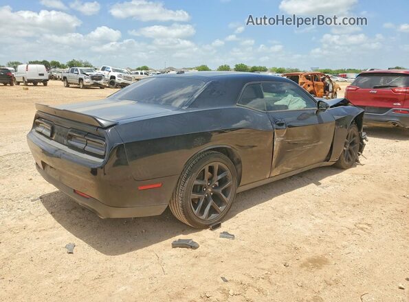 2C3CDZBT1NH195238 2022 DODGE CHALLENGER Black უკანა მარჯვენა