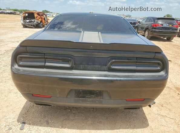 2C3CDZBT1NH195238 2022 DODGE CHALLENGER Black უკანა ხედი
