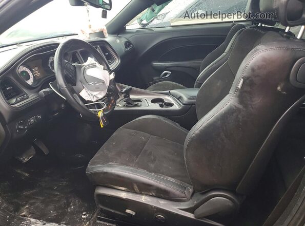 2C3CDZBT1PH518061 2023 DODGE CHALLENGER Black წინა სალონის ხედი