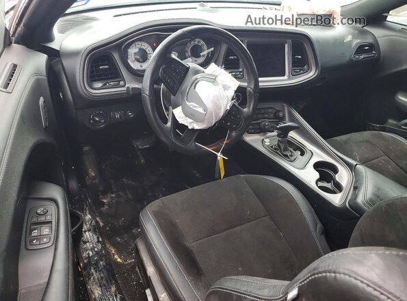 2C3CDZBT1PH518061 2023 DODGE CHALLENGER Black წინა პანელის ხედი