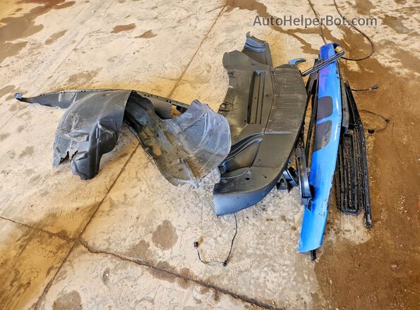 2C3CDZBT2GH114167 2016 DODGE CHALLENGER Blue Engine compartment view
