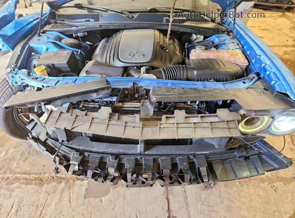2C3CDZBT2GH114167 2016 DODGE CHALLENGER Blue Rear interior view
