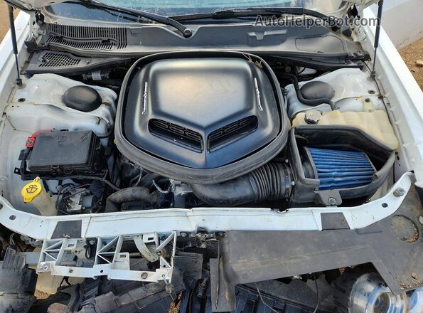 2C3CDZBT2JH316000 2018 DODGE CHALLENGER Белый Вид задней части салона