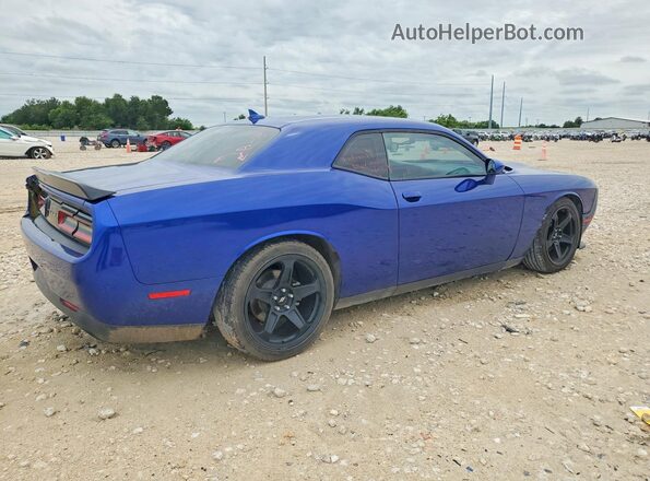 2C3CDZBT2KH596681 2019 DODGE CHALLENGER Blue Rear right