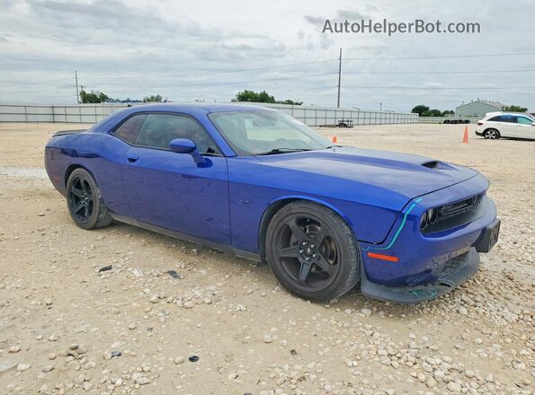 2C3CDZBT2KH596681 2019 DODGE CHALLENGER Blue Front right