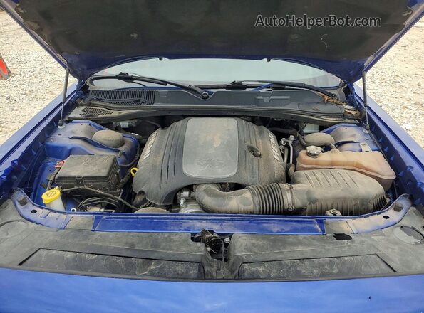 2C3CDZBT2KH596681 2019 DODGE CHALLENGER Blue Rear interior view