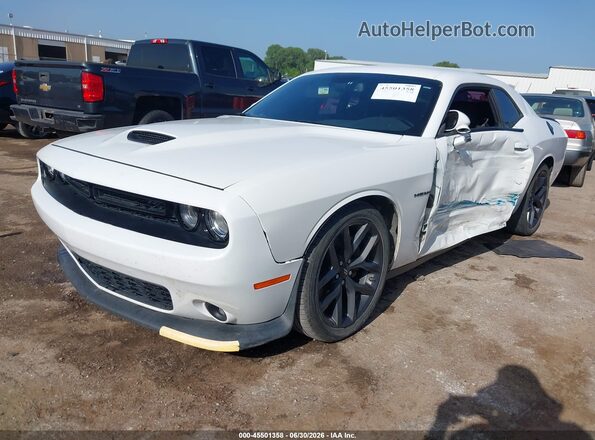 2C3CDZBT2MH623641 2021 DODGE CHALLENGER White წინა მარცხენა ხედი სამი მეოთხედიდან