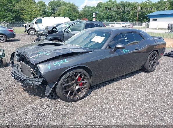 2C3CDZBT3GH168545 2016 DODGE CHALLENGER Gray Առջևի ձախ երեք քառորդ տեսարան