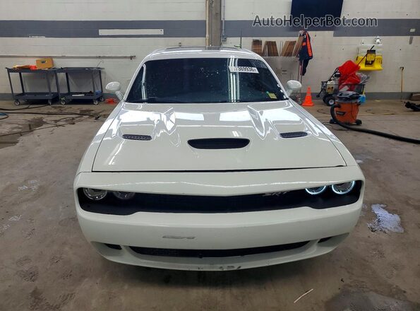 2C3CDZBT3JH212891 2018 DODGE CHALLENGER White Vista frontal