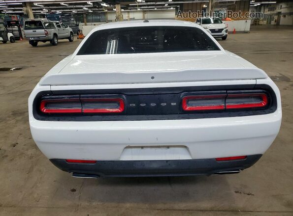2C3CDZBT3JH212891 2018 DODGE CHALLENGER White Vista trasera