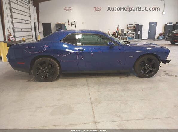 2C3CDZBT3JH259743 2018 DODGE CHALLENGER Dark Blue Vista interior trasera