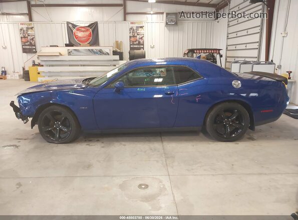 2C3CDZBT3JH259743 2018 DODGE CHALLENGER Dark Blue Vista interior de 360 grados