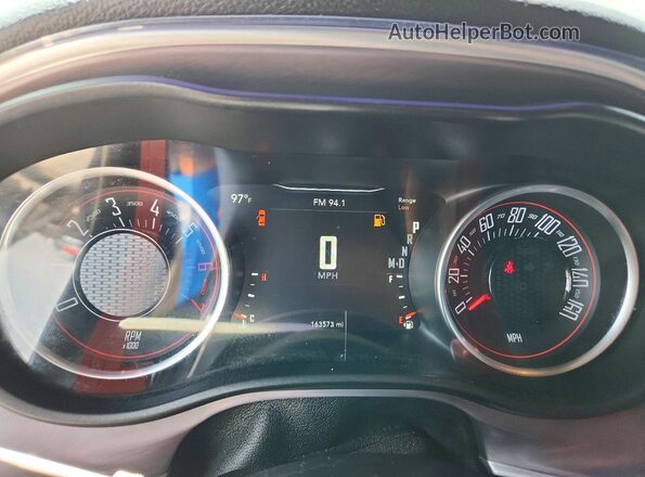 2C3CDZBT3KH583356 2019 DODGE CHALLENGER Black Vista del cuadro de instrumentos