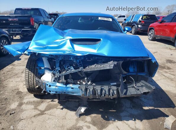 2C3CDZBT3PH669967 2023 DODGE CHALLENGER Blue Vista frontal