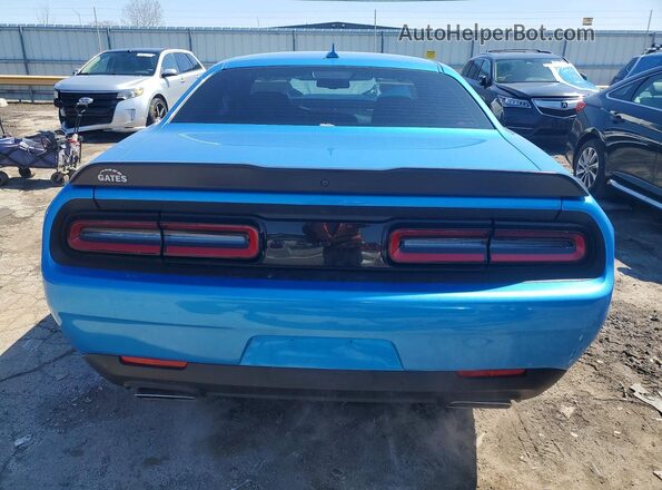 2C3CDZBT3PH669967 2023 DODGE CHALLENGER Blue Vista trasera