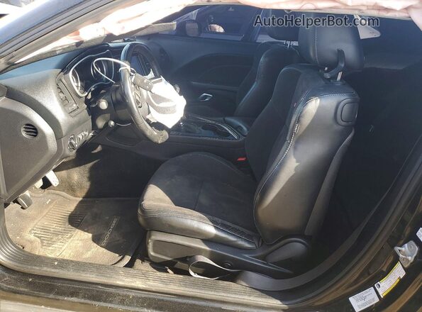 2C3CDZBT4GH111853 2016 DODGE CHALLENGER Black Front interior view