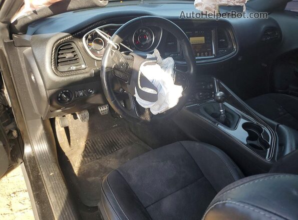 2C3CDZBT4GH111853 2016 DODGE CHALLENGER Black Dashboard view