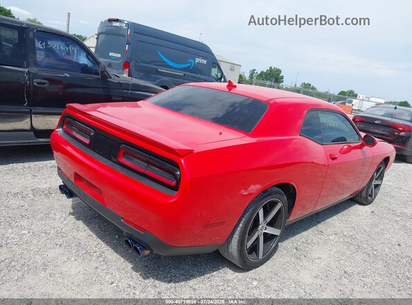 2C3CDZBT4HH656484 2017 DODGE CHALLENGER Red Задня права чверть