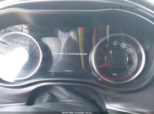 2C3CDZBT4HH656484 2017 DODGE CHALLENGER Red Вид задніх сидінь