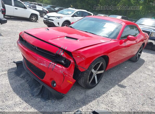 2C3CDZBT4HH656484 2017 DODGE CHALLENGER Red Передня ліва чверть