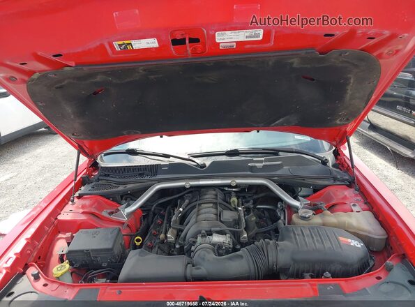 2C3CDZBT4HH656484 2017 DODGE CHALLENGER Red Вид ззаду